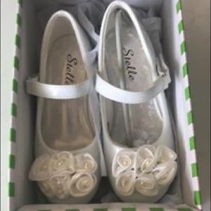 Little girl party dress shoes